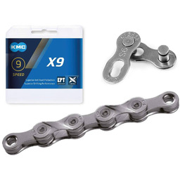 Łańcuch KMC X9 EPT, 114 ogniw, 6,6mm, 9-rzędowy