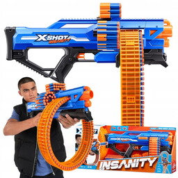 Zuru X-Shot Insanity Wyrzutnia Mad Mega Barrel Pistolet
