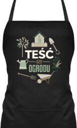Teść Szef Ogrodu - fartuch na prezent