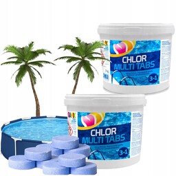 Chemia Basenowa Multi tabletki Chlor 15x200g Niebieska Woda
