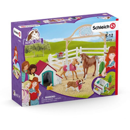 Schleich, figurka, Horse Club, Konie- Goście Hannah
