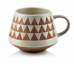 LOTTA Kubek 400ml h9x10.5x13cm BOHO
