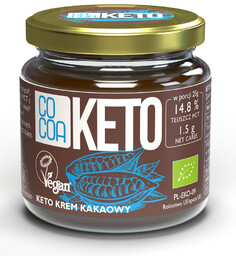 Cocoa Krem migdałowo kakaowy z olejem MCT bez