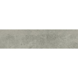 Gres szkliwiony stopnica CANDY light grey mat rect