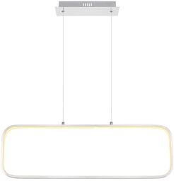 Minimalistyczna LAMPA wisząca SILLA 67262H Globo prostokątny zwis