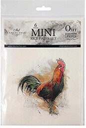 ITD Collection RSM004 mini papier ryżowy, 14,8 x