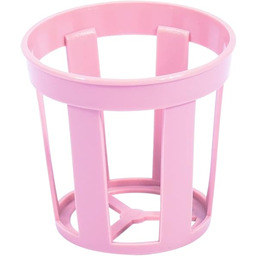 Zestaw 6 plastikowych podstawek - Różowy