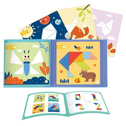 TOOKY TOY Puzzle Tangram Układanka dla Dzieci Nauka