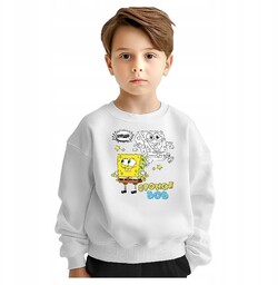 Bluza Dziecięca Młodzieżowa Spongebob Kanciastoporty 104