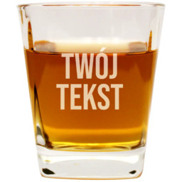 Szklanka do whisky z własnym nadrukiem