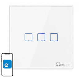 Sonoff Bezprzewodowy Włącznik Światła T2EU3C-RF 433MHz (3-kanałowy)