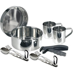 LAKEN Zestaw kempingowy ze stali nierdzewnej Laken Ø20