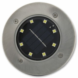 Lampa LED solarna 8xSMD wbijana ogrodowa - 1