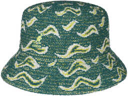 Kapelusz Rybaka Wave Camo Bucket by Kangol, petrolowy,