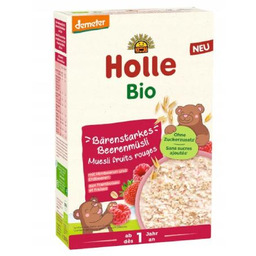 HOLLE Bio Kaszka Musli Malina Truskawka, 200g