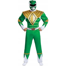 KOSTIUM ZIELONEGO RANGERA MOCNA MUSKULATURA POWER RANGERS MIGHTY