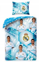 Pościel dziecięca Real Madryt 140x200 100% Bawełna CR7,