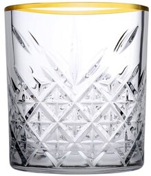 PASABAHCE Zestaw szklanek Timeless Gold 345 ml (4