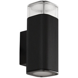 Zewnętrzna Lampa Lindby, Halvar, ściemnialny, czarny, taras, metal,