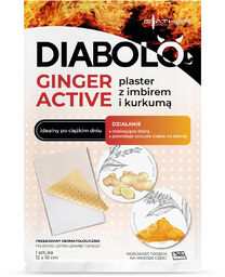 Diather Diabolo Ginger Active, plaster rozgrzewający z imbirem