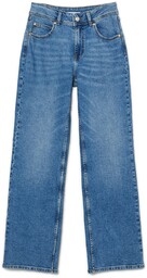 Cropp - Ciemnoniebieskie jeansy baggy - Niebieski