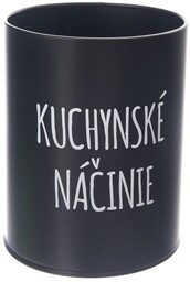 Orion Stojak na przybory kuchenne BLACK