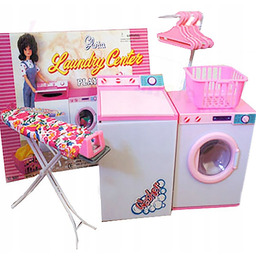 PRALNIA MEBELKI 0580 domek dla lalek lalka akcesoria