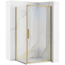 Rea Kabina Prysznicowa Narożna REA Rapid Swing Złota