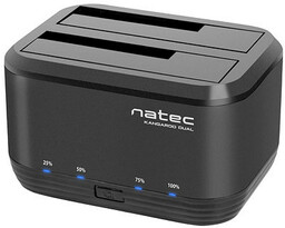 Natec Stacja dokująca HDD Kangaroo Dual SATA 2.5''+3.5''