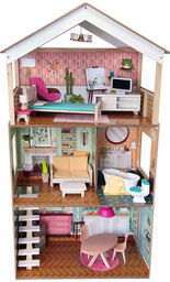 Drewniany Domek Dla Lalek Kidkraft Dottie 65965