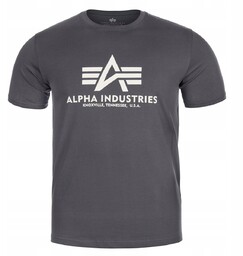 Alpha Industries Tshirt Basic 100501 Greyblack [Rozmiar: XXL]