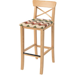 Pokrowiec na krzesło barowe Ingolf z tapicerowanym siedziskiem,
