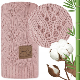 Kocyk Bambusowy Ażurowy niemowlęcy kocyk dla niemowląt Bocioland