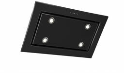 Okap sufitowy Astor Super Slim Black 120 cm