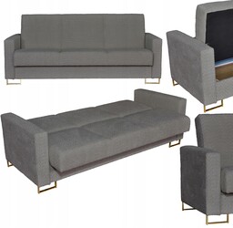 Kanapa sofa Marcello rozkładana wersalka spania bonell łóżko