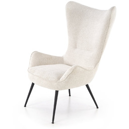 Fotel wypoczynkowy jukon kremowy halmar