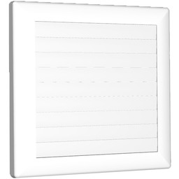 Kratka wentylacyjna zamykana 100 biała 170x170mm AirRoxy 02-352