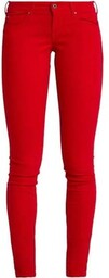 spodnie damskie pepe jeans pl210804u910 czerwone soho