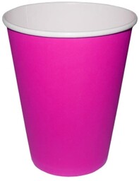Kubek papierowy 240ml różowy 50szt SUP