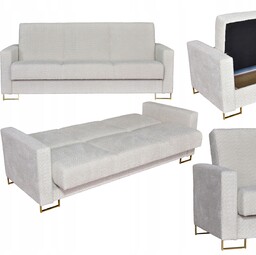 Kanapa sofa Marcello rozkładana wersalka spania bonell łóżko