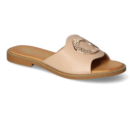 Klapki Filippo DK6906/25BE Beżowe