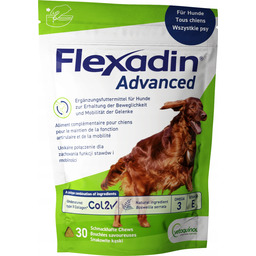 Flexadin Advanced 30 kęsów dla psa na stawy