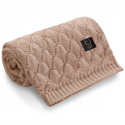 Kocyk Ażurowy Shell Bambusowy Sunrise Pink 90x95