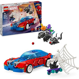 LEGO Marvel Wyścigówka Spider-Mana i Zielony Goblin, Zestaw