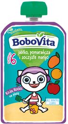 BoboVita Kicia Kocia Mus w tubce, jabłko, mango,