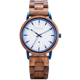 Zegarek drewniany Niwatch - kolekcja AZURE - ZEBRAWOOD