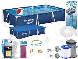 Basen Bestway 300x201x66 Ogrodowy Stelażowy 56411 12w1