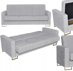 Kanapa sofa Marcello rozkładana wersalka spania bonell łóżko