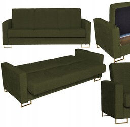 Kanapa sofa Marcello rozkładana wersalka spania bonell łóżko
