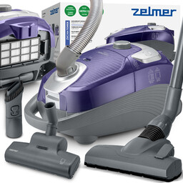 Ultra Cichy Odkurzacz Workowy Zelmer Tomek Turboszczotka Hepa